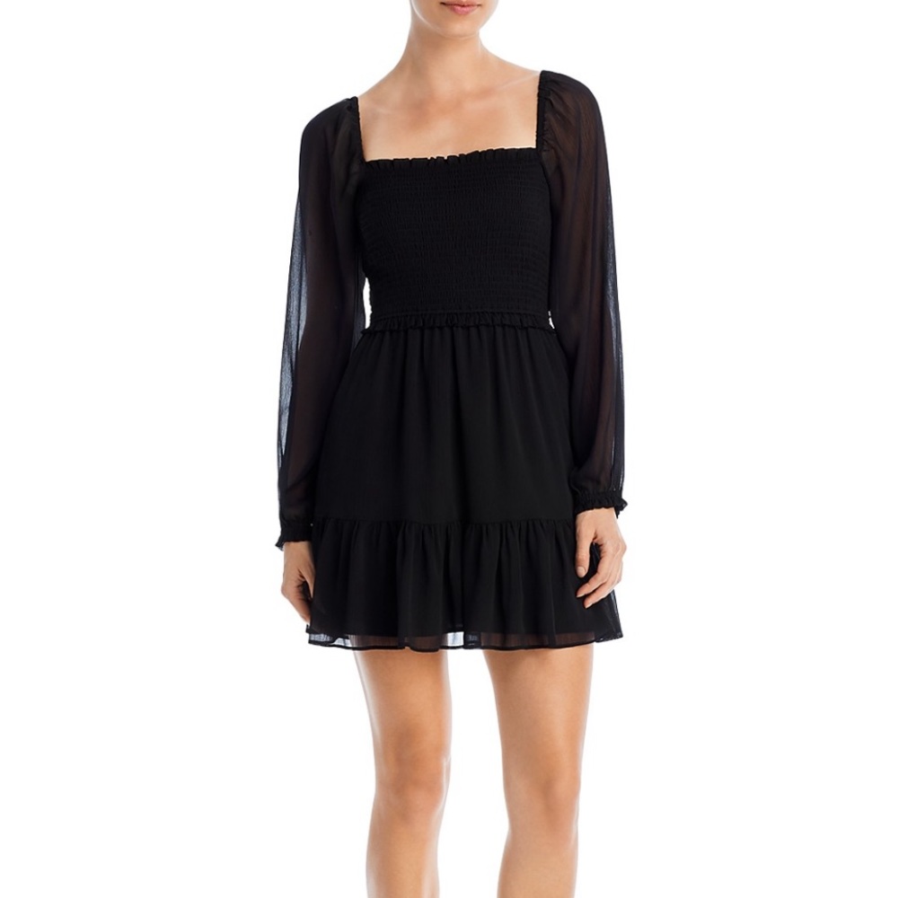 1. State Smocked Ruffled Dress